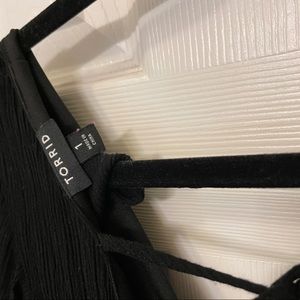 Black Torrid maxi dress